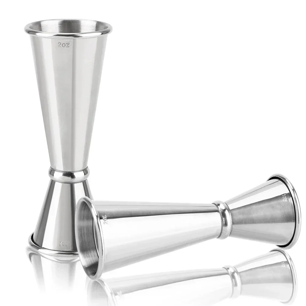 Spirit Measure Jigger - 2PCS 30/60ml Cocktail Wine Shaker Measure