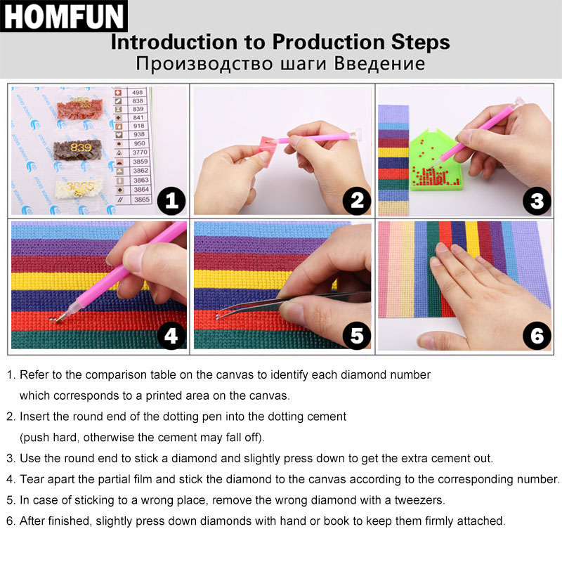 HOMFUN Tranh Gắn Đá Chéo Nữ Th - đánh giá và giá Beer Wine Up