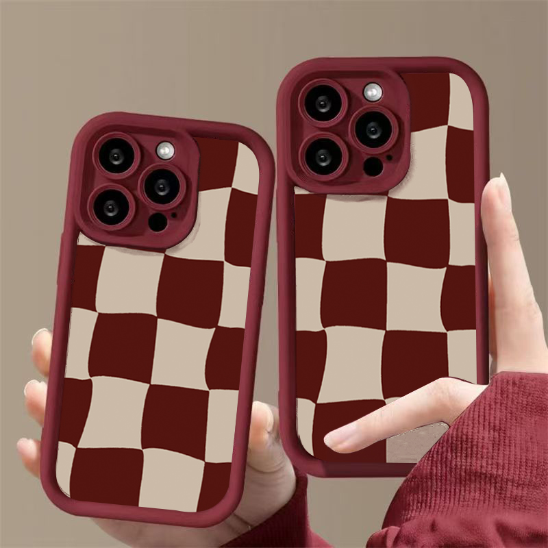 Wine Red Deform Grid Pattern P - đánh giá và giá Wine & Beer Emporium