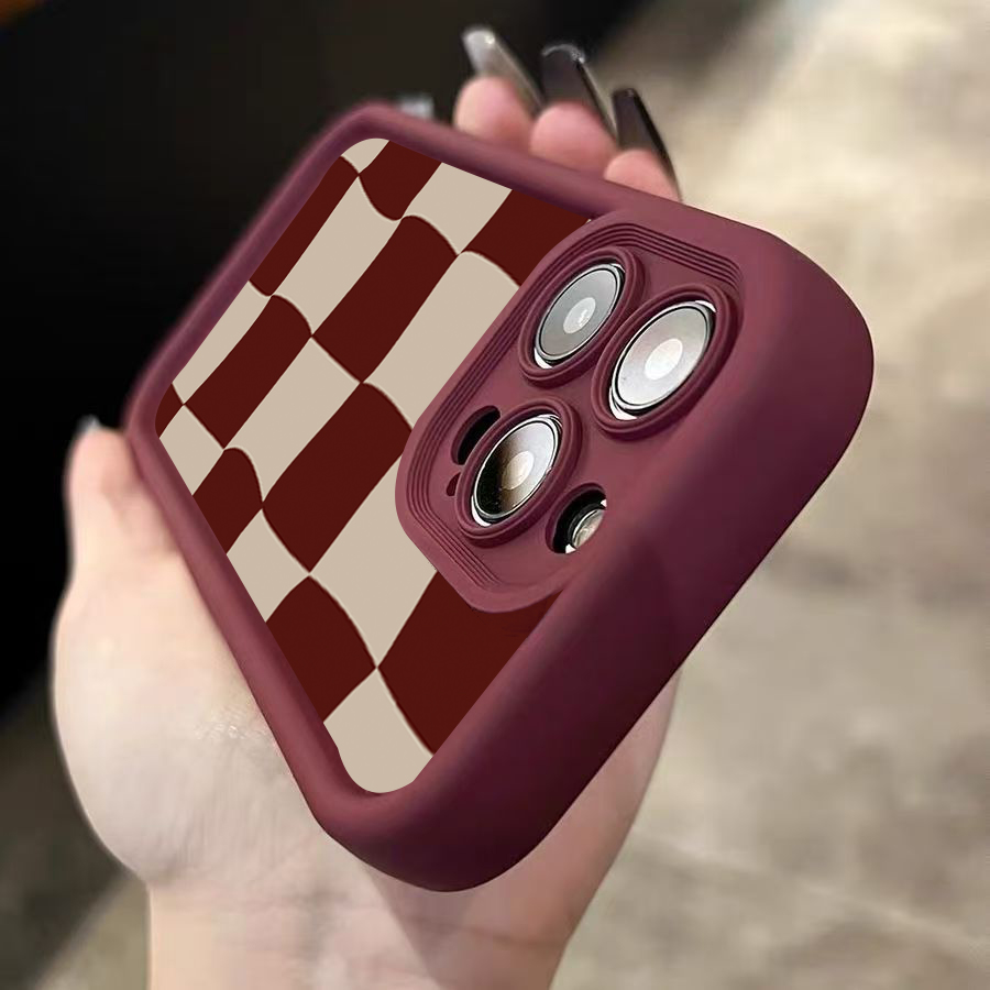 Wine Red Deform Grid Pattern P - đánh giá và giá Wine & Beer Emporium