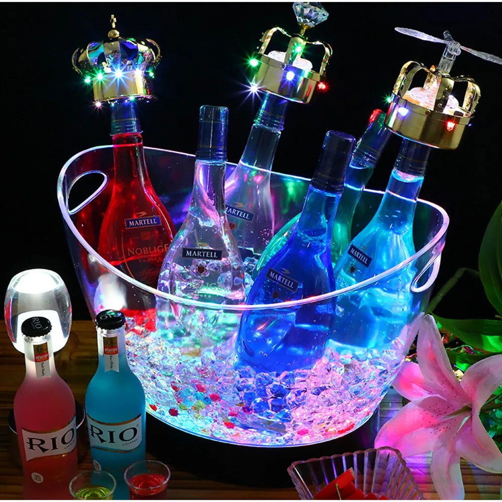 8L Transparent LED Luminous Ic - đánh giá và giá Beer Wine Up