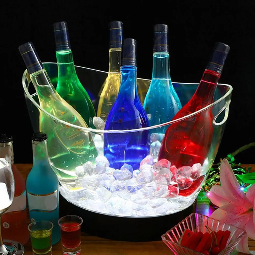 8L Transparent LED Luminous Ic - đánh giá và giá Beer Wine Up