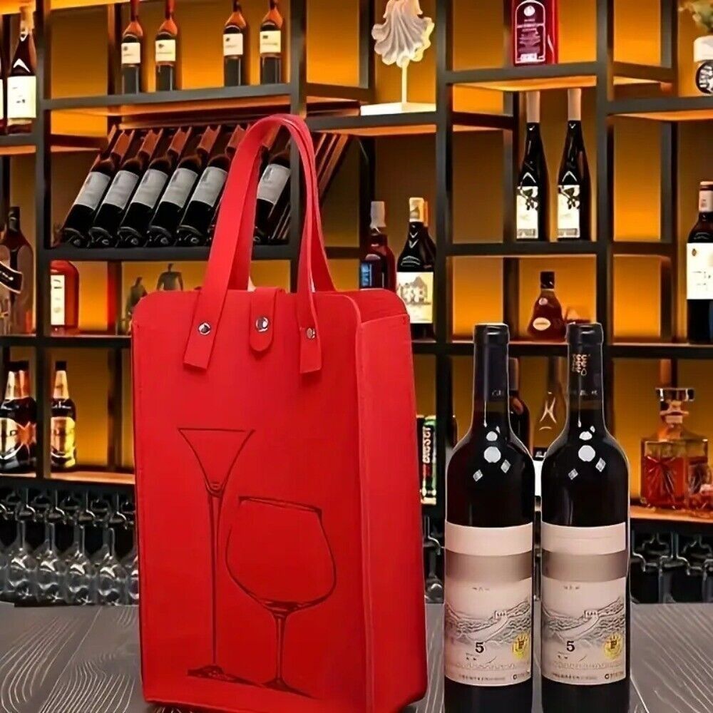 High Quality Felt Red Wine Bag - đánh giá và giá Wine & Beer Emporium