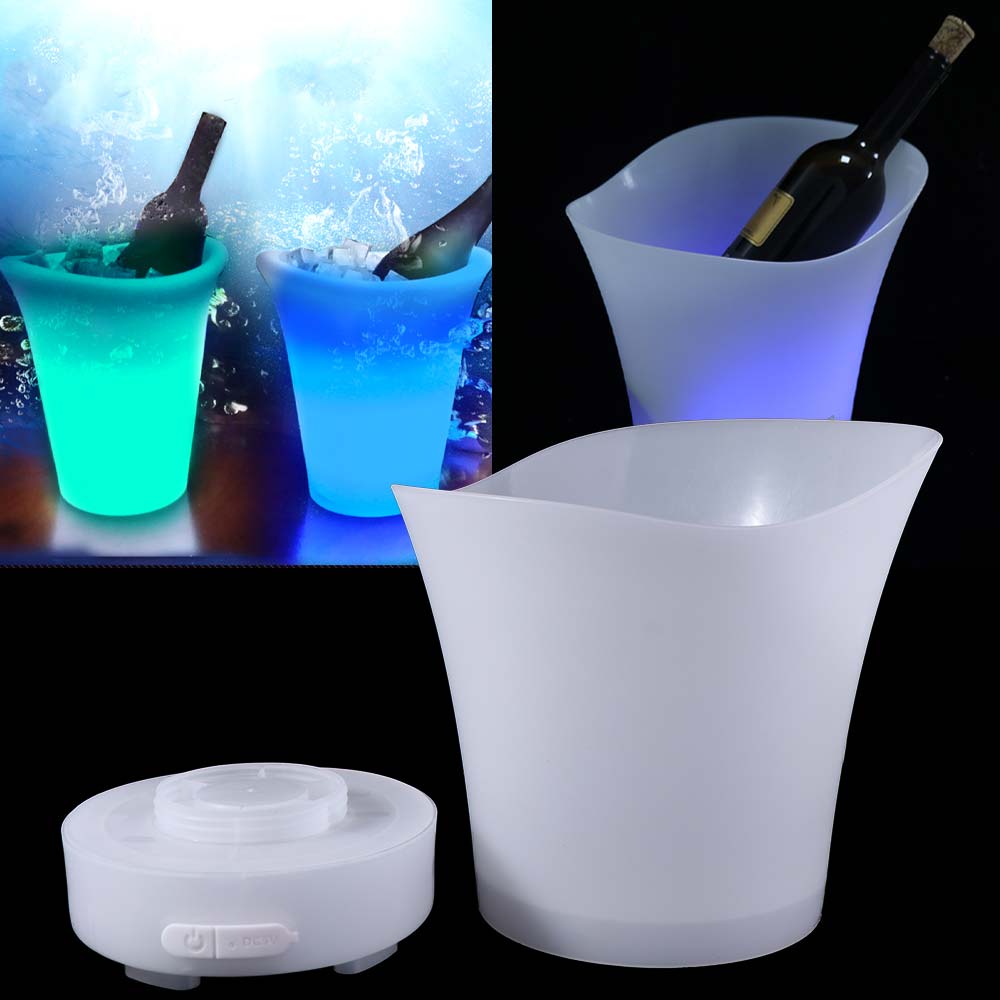 5L 7L LED Ice Bucket Colorful  - đánh giá và giá Beer Wine Up